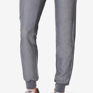 Figs Zamora Gray Pants PETITE